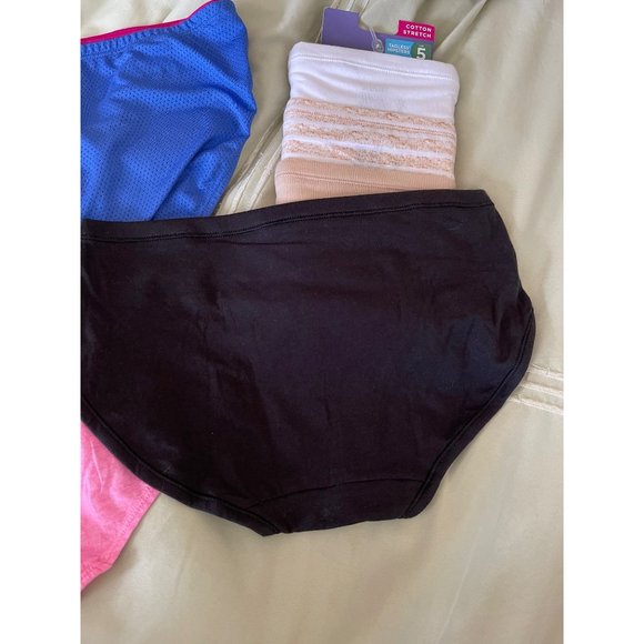 Hanes / Fruit of the Loom Mix Bikini Style Panties 7-Pack - Picture 8 of 9